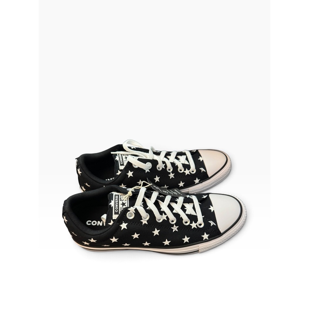 Converse Chuck Taylor All Star Street Slip Black White Star Print  Mens 9 NEW